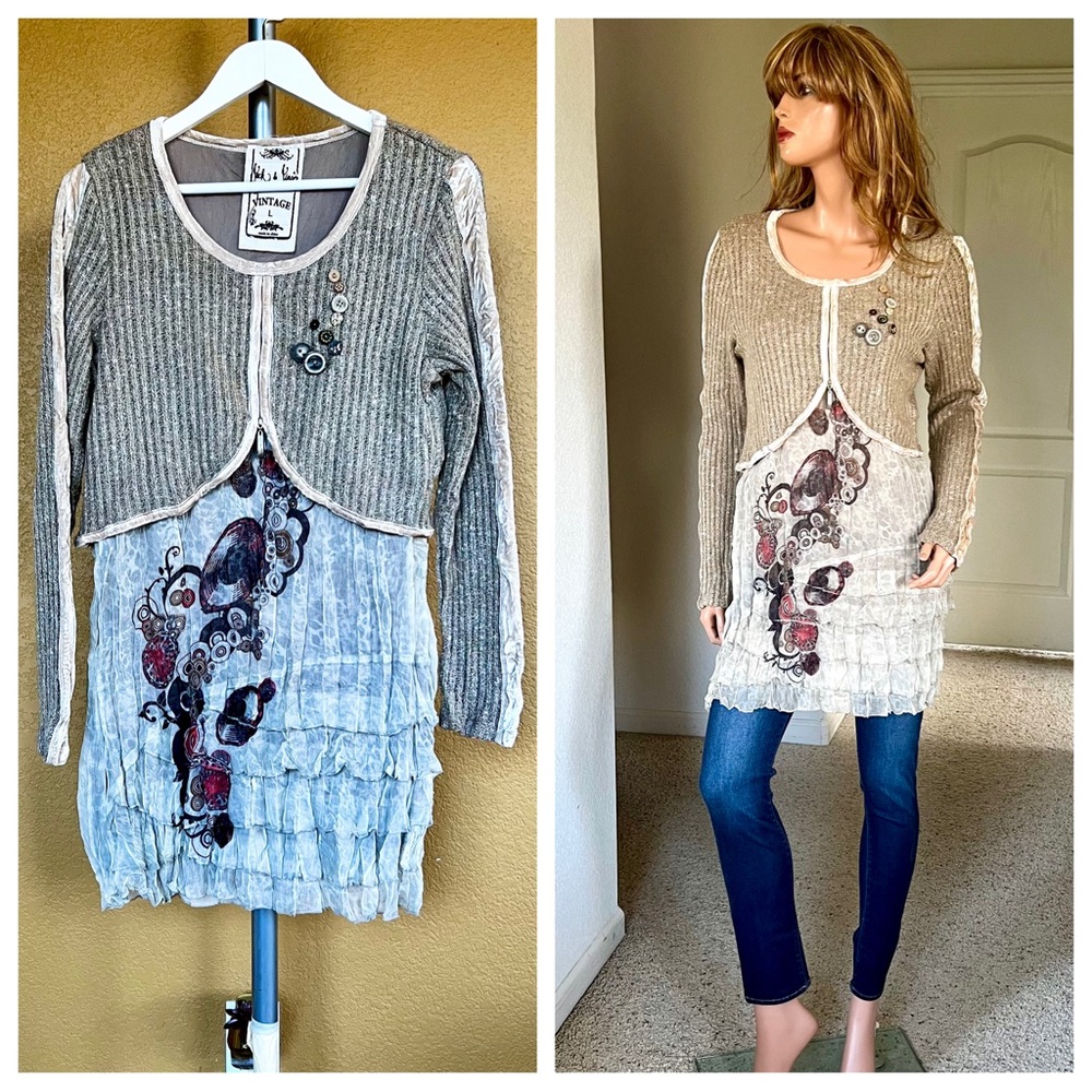 Jack & Ginger VINTAGE Funky Artsy Dress or Tunic